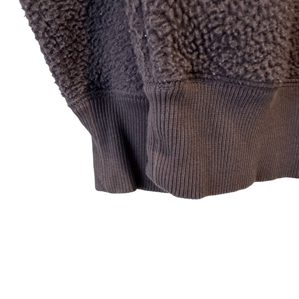Everlane Renew Fleece Raglan Crewneck Sweatshirt In Pewter Gray - Picture 9 of 11